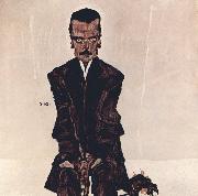 Egon Schiele Portrait of the Publisher Eduard Kosmack (mk12) oil on canvas